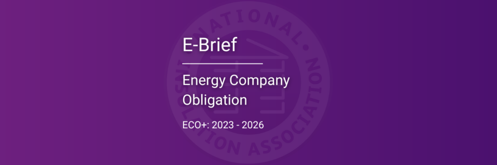 Energy Company Obligation - National Insulation Association